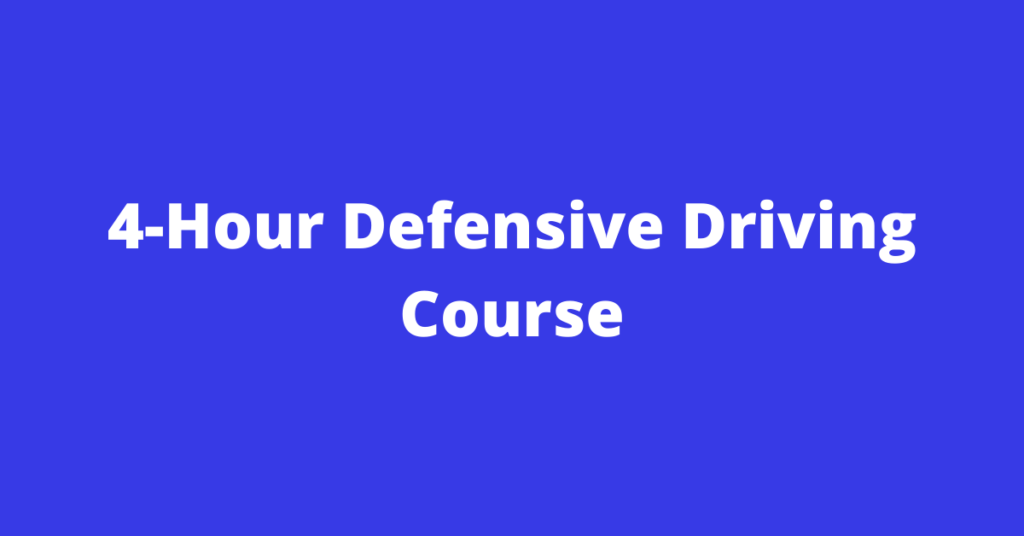 4Hour Alabama Defensive Driving Course Drive Safe Madison